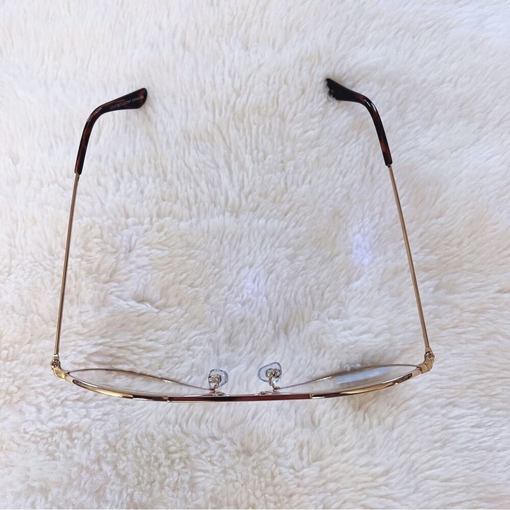 Noelle Gold Blue Light Glasses - Picture 7 of 12